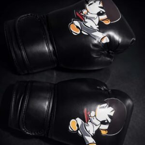 BOX RUKAVICE 4 UNCI-djecije crne